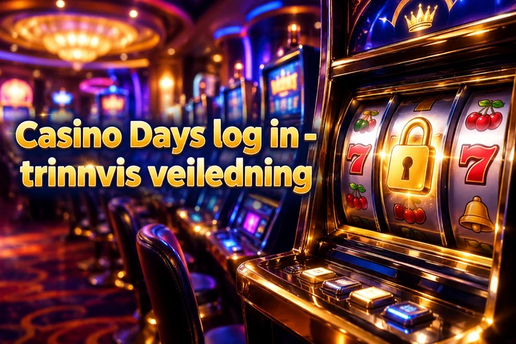Casino Days log in - trinnvis veiledning