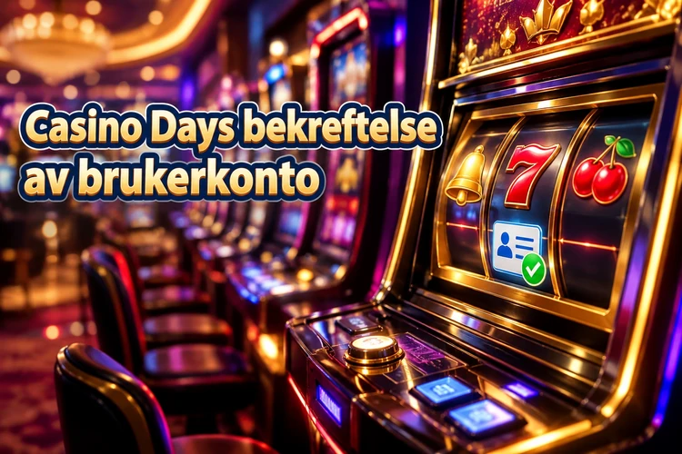Casino Days bekreftelse av brukerkonto