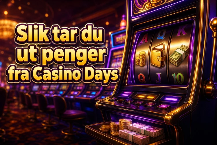 Slik tar du ut penger fra Casino Days